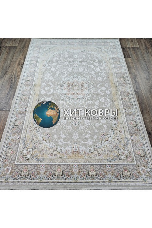 Иранский ковер Kashan lux 418 Бежевый